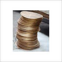 Brass & Copper Circles - 4mm Thickness, 210 Mpa Strength | Etp Grade, Round Shape, Brown Color, Warranty Included