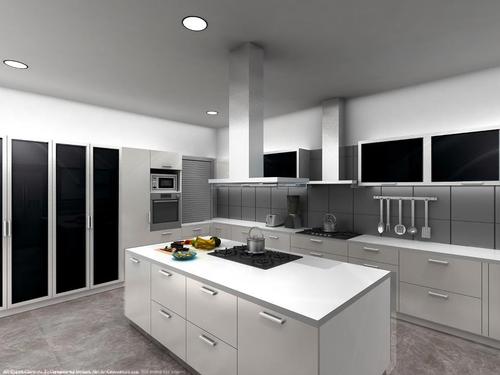 High Gloss Modular Kitchen