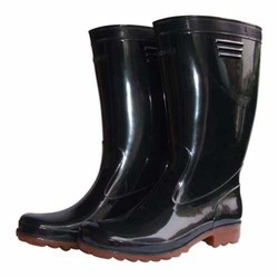 Black Pvc Industrial Gum Boots