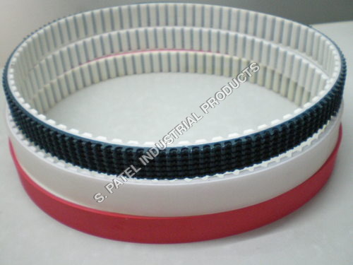 White Rubber Coated Belts