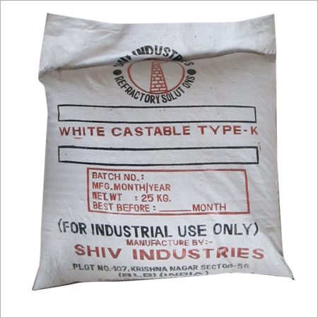 White Castable Type K