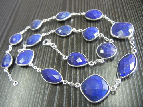 Lapis Sterling Silver Necklace