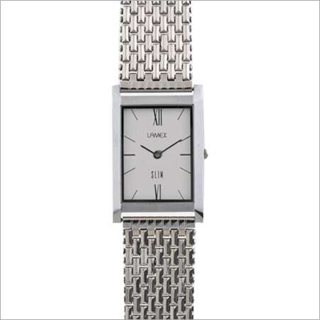 Mens Fancy Silver Watch