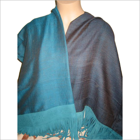 Wool Reversible with Suede Fringes