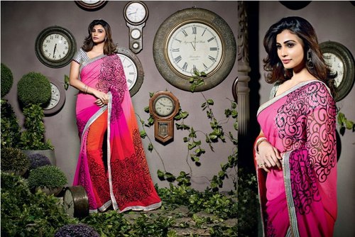 Glamorous Georgette Saree