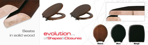 Wood Toilet Seats - Wood, Varied Sizes, Brown | Lightweight, Smooth Finish, Easy to Fix, Durable, Comfortable