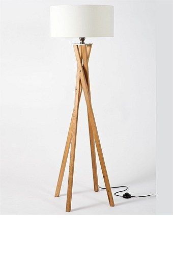 Modern Wood Floor Lamp