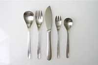Designer Cutlery Set - Stainless Steel, Elegant Ergonomic Design For Comfortable Grip, Dishwasher Safe Finish