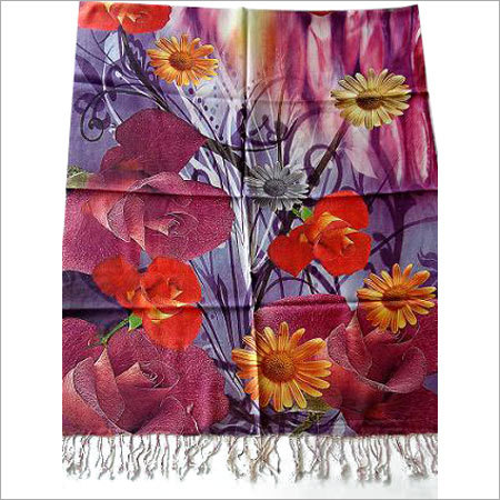 Fancy Flower Printed Stoles