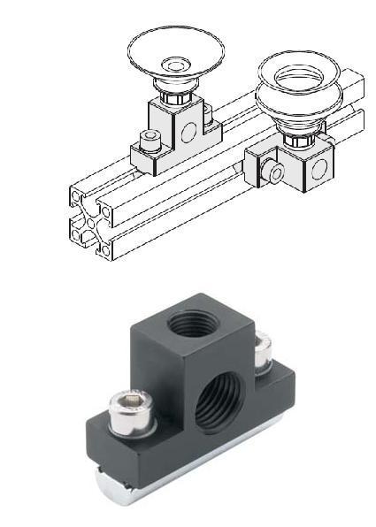 Vacuum cup mounting bracket