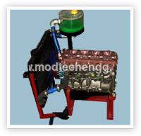 CUT SECTION MODEL OF COOLING SYSTEM