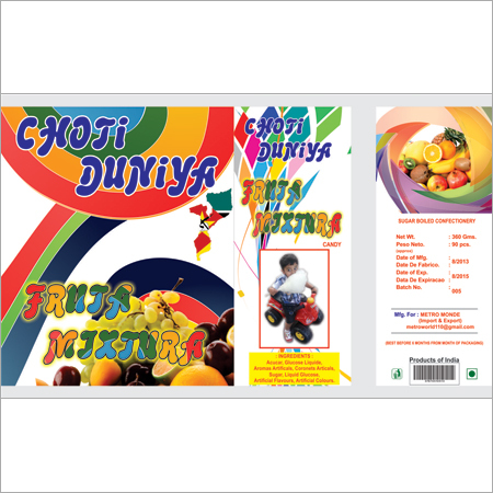 Fruit Mix Tatto Biscuits