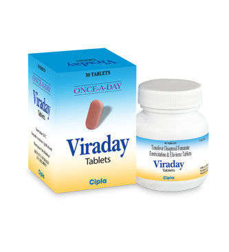 Viraday Efavirenz 600 mg Emtricitabine 200mg