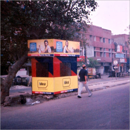 Police Booth Advertising