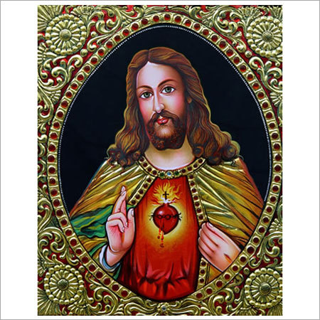 Jesus Christ Tanjore Painting