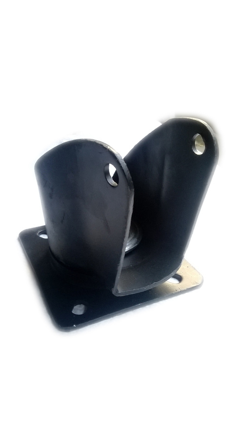 Power coated caster Clamp
