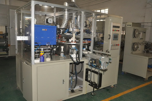 Machinery for AC capacitor