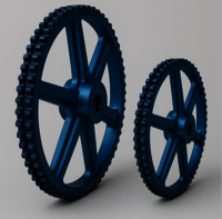 Triplex Sprocket - Material: Alloy Steel Plastic