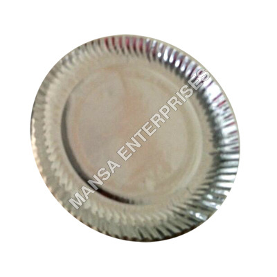 Silver Paper Plate