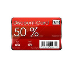 Plastic Discount Card