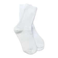 White School Socks