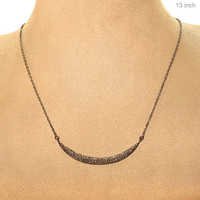 925 Sterling Silver Diamond Necklace