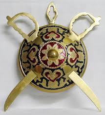 Brass Sword Armour Wall Hanging