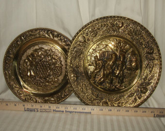 Brass Wall Hanging Plate