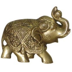 Brass Elephant Figurine By OTTO INTERNATIONAL