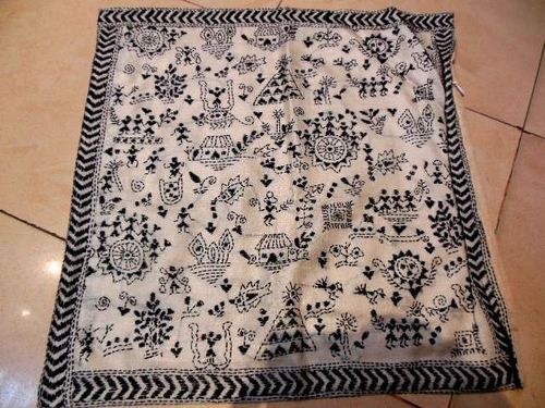 Kantha work cushion covers