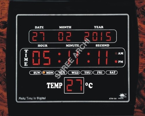 Digital Temperature Clock