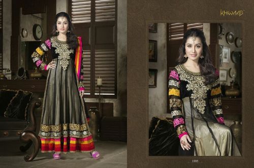 Heavy embroidery Anarkali Suits