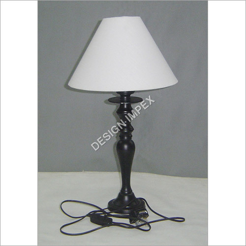 Home Table Lamp - Color: Black And White