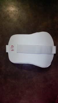 White Apg Cricket Chest Guard  Cricket Protective Guards