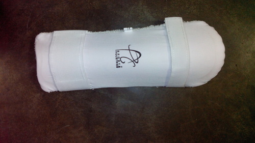 White Apg Cricket Protective Guards Forearm Guard