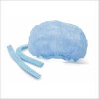 Disposable Bouffant Caps - Spunbond Polypropylene, Light Blue, Adjustable | Breathable, Soft, Low Lint, Tear Resistant, Easy To Wear