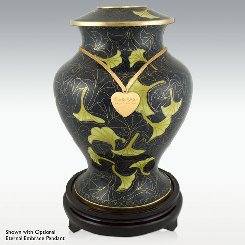 Floret Cloisonne Cremation Urn