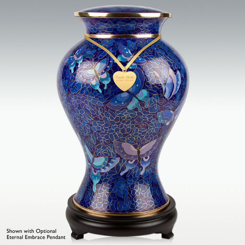 Extra Large elysse cloisonne cremation urn