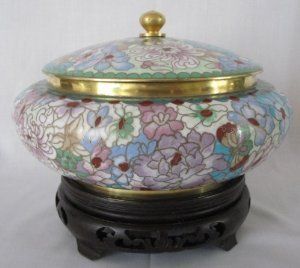 Cloisonne Cremation Urn