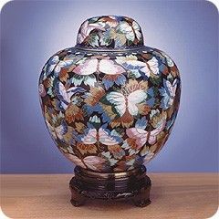 Cloisonne Cremation Urn