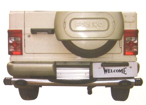 Bolero-Rear Jambo WB-1135 A - Steel, 1135mm, Chrome Finish | Rear Protection, Durable, Easy Install, Robust Design