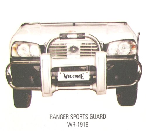 Sonalika Ranger Sports Guard - Steel, 120x60x30cm, Chrome Finish | Robust Protection, Stylish Design, Easy Installation