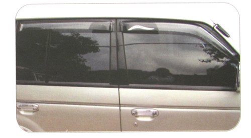 Mitsubishi Door Visor Pajero Black Dotted Wdv 182 Mitsubishi