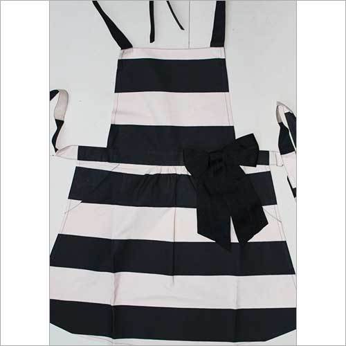 Striped Apron With Bow By RED ROSES INTERNATIONAL