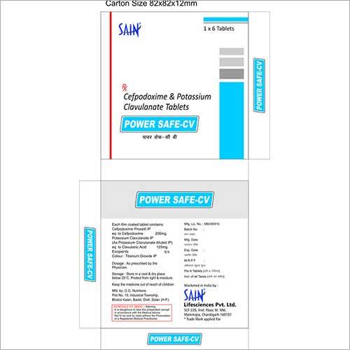 Cefpodoxime Proxetil 200 mg + Clav.125 mg