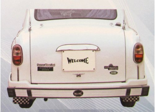 Ambessador - Aluminum 1000x200 mm Silver, Rear Protection Anodized Finish