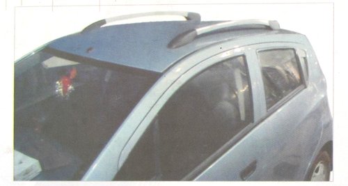 Beat- Roof Rail (Silver) WGM-1241A - Aluminum Alloy, 120x40x5 cm | Durable, Weather Resistant, Clamp-On Installation, 75 kg Load Capacity