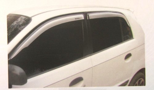 Xing- door visor santro silver dotted wdv-1826B