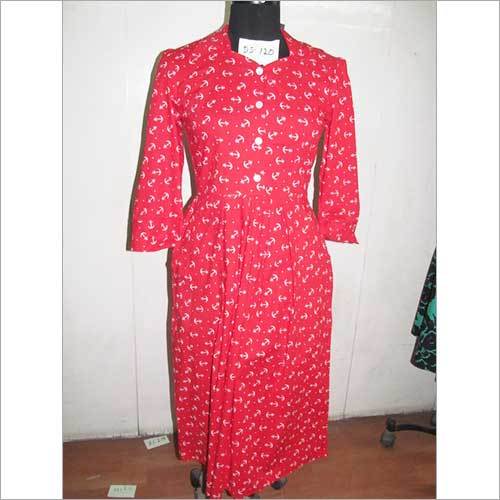 Poplin Printed Dress