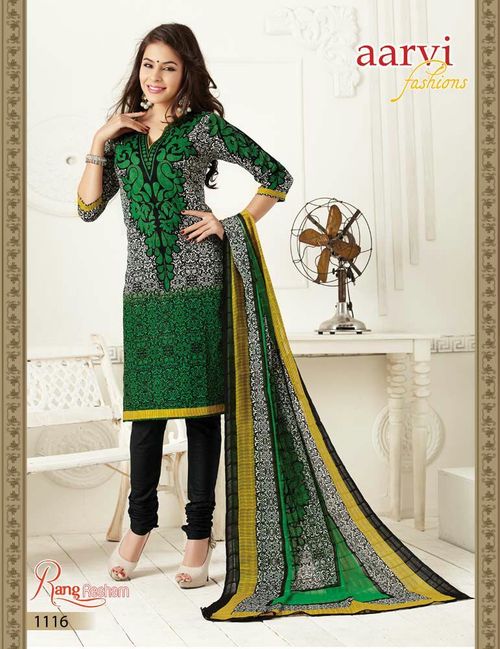 Cotton Printed Suits rang resham